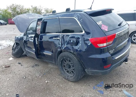 2012 Jeep Grand Cherokee Overland z USA, uszkodzony, nr VIN 1C4RJFCGXCC272719